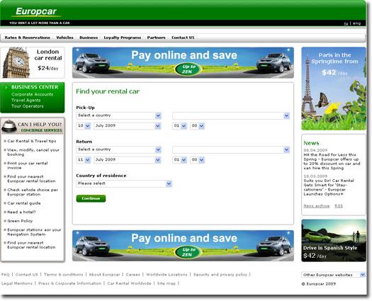 Europcar |  Вы арендуете больше, чем автомобиль